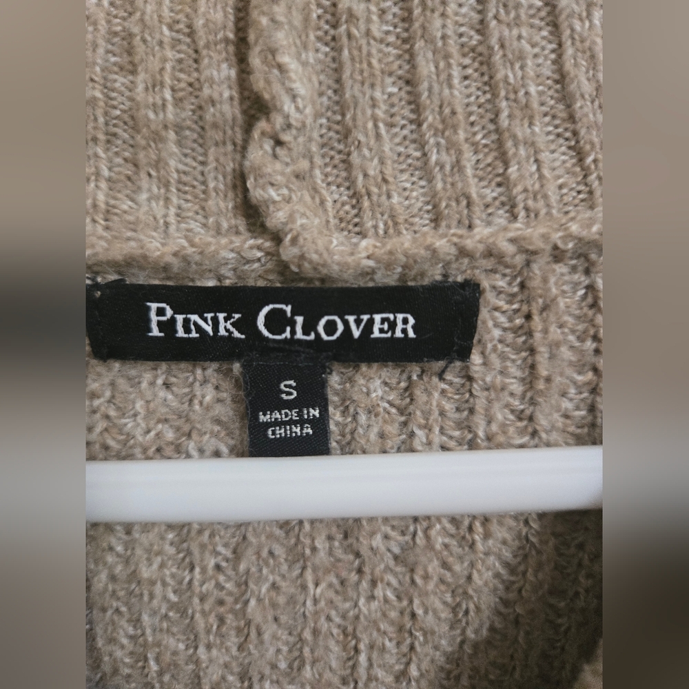 Pink Clover Fall Color Block Sweater - Picture 2 of 3